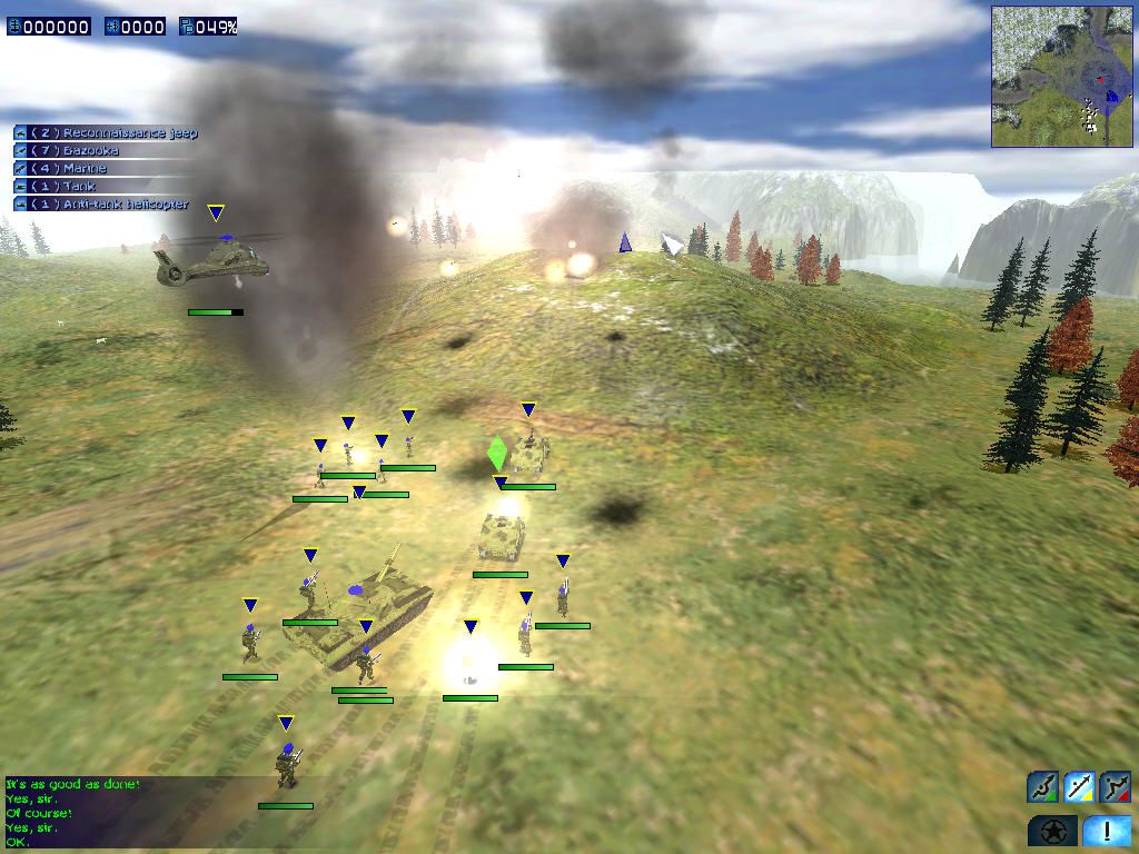 Conflict Zone screenshot 4 for Sega Dreamcast